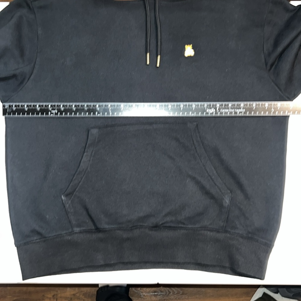 Teddy Fresh Classic Bear Ears Unisex Hoodie Black Size Medium - Picture 5 of 7